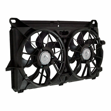 2009-2011 Cadillac Escalade Ext Cooling Fan - side angle, Part GM3115211
