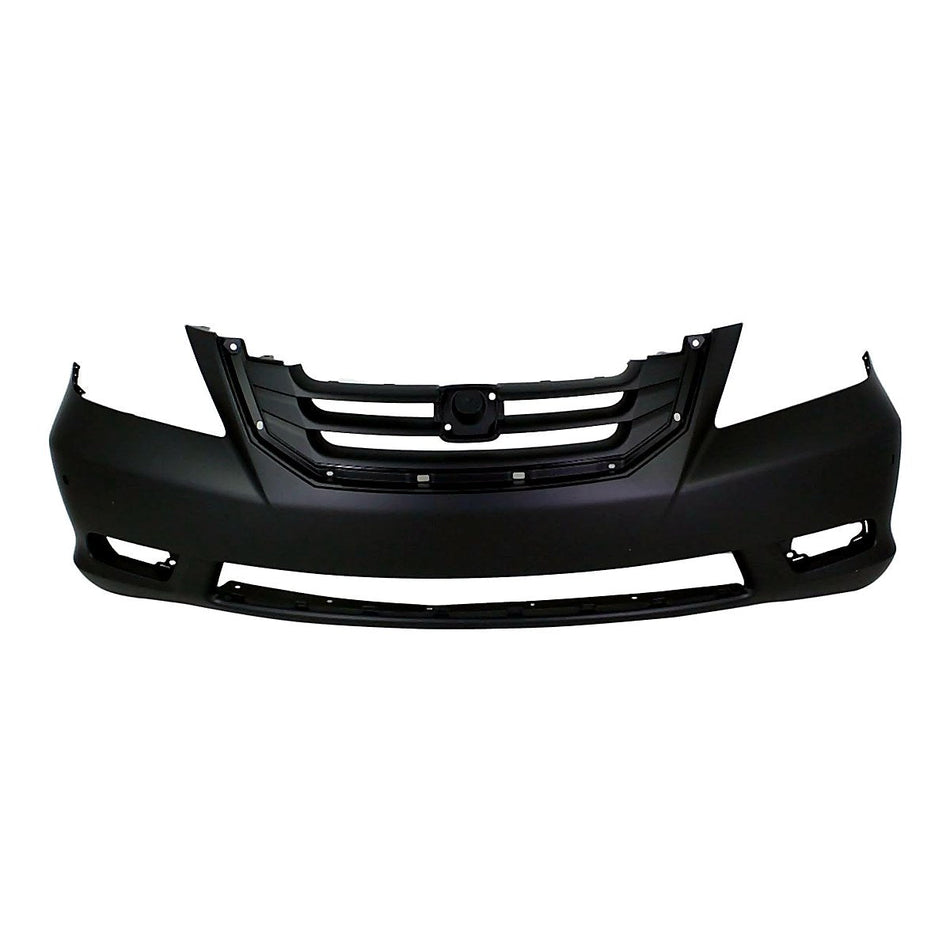 2008-2010 Honda Odyssey Bumper Front Primed Touring Models (With Fog Light Hole)_HO1000258