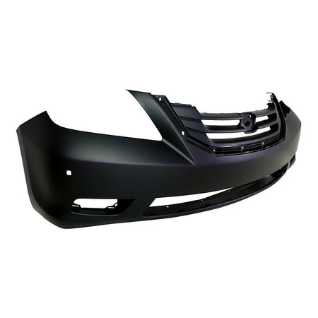 2008-2010 Honda Odyssey Bumper Front Primed Touring Models (With Fog Light Hole)_HO1000258-2