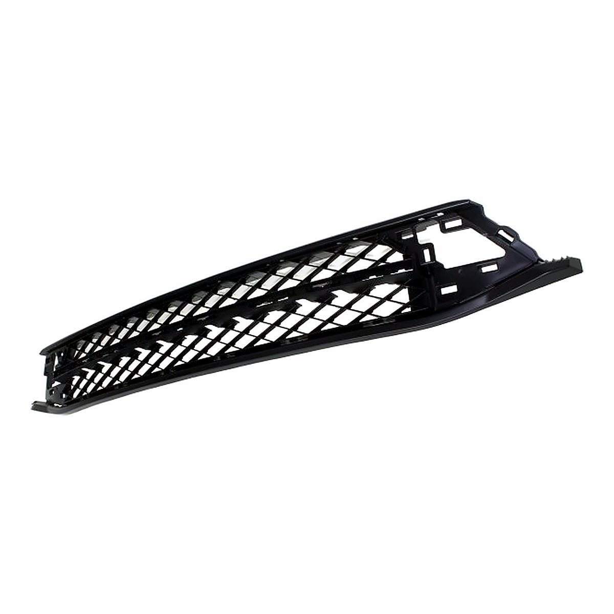 2014-2017 Honda Odyssey Grille Lower Matte-Dark Gray Mesh – Side View (HO1036119)