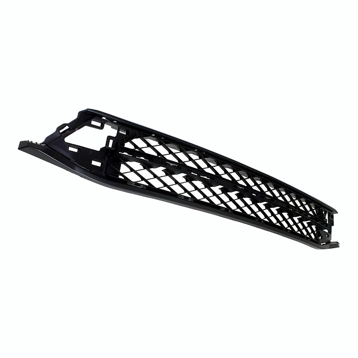 2014-2017 Honda Odyssey Grille Lower Matte-Dark Gray Mesh – Side View (HO1036119)