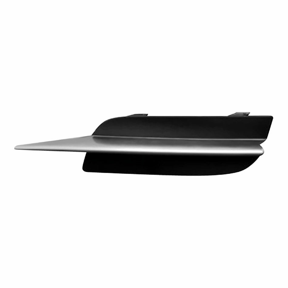 2009-2011 Honda Civic_Coupe Fog Light Cover Front Driver Side Matte-Black Partial Ptd-Silver – Front View (HO1038103)