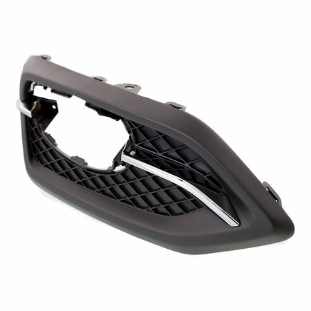 2014-2015 Honda Civic_Coupe Fog Light Bezel Front Driver Side Chrome/Black Without Trim Ring Exclude Si Models – Side View (HO1038121)