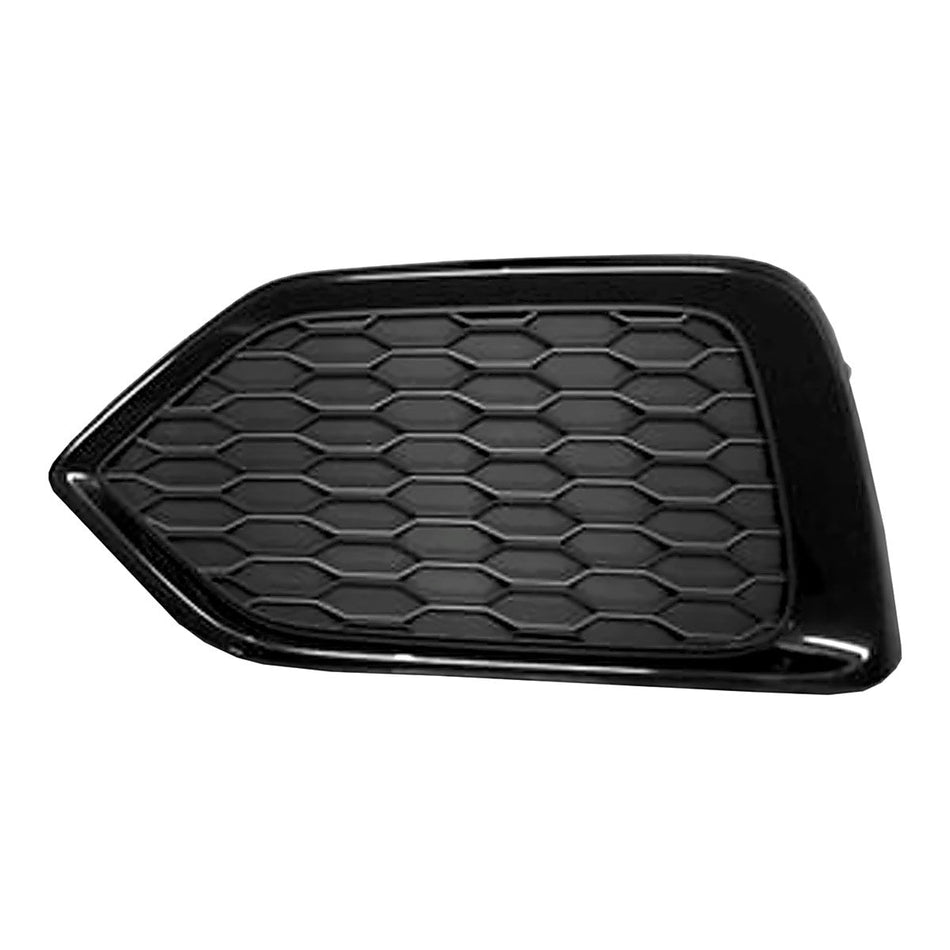 2017-2019 Honda Civic_Hatchback Fog Light Cover Front Driver Side Matte Black Without Adaptive Cruise Exclude Type-R Model – Front View (HO1038132)