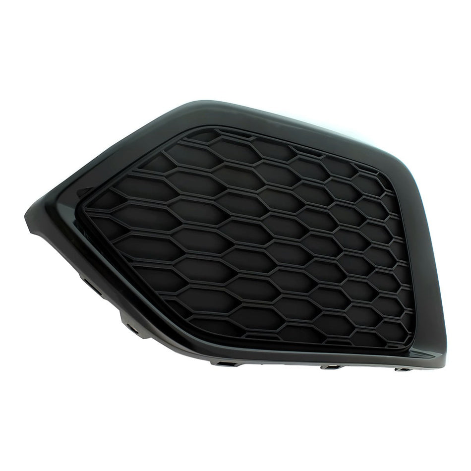 2017-2019 Honda Civic_Hatchback Fog Light Cover Front Driver Side Matte Black Without Adaptive Cruise Exclude Type-R Model – Side View (HO1038132)