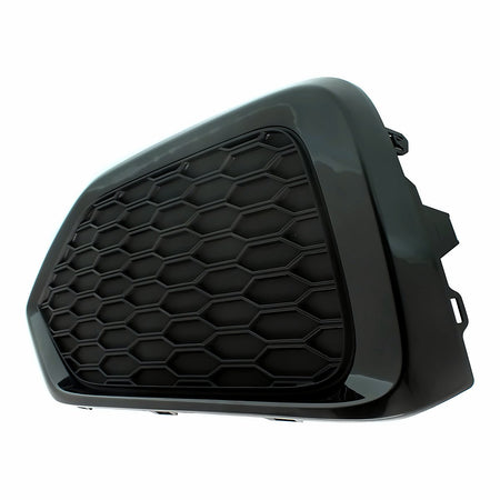 2017-2019 Honda Civic_Hatchback Fog Light Cover Front Driver Side Matte Black Without Adaptive Cruise Exclude Type-R Model – Side View (HO1038132)