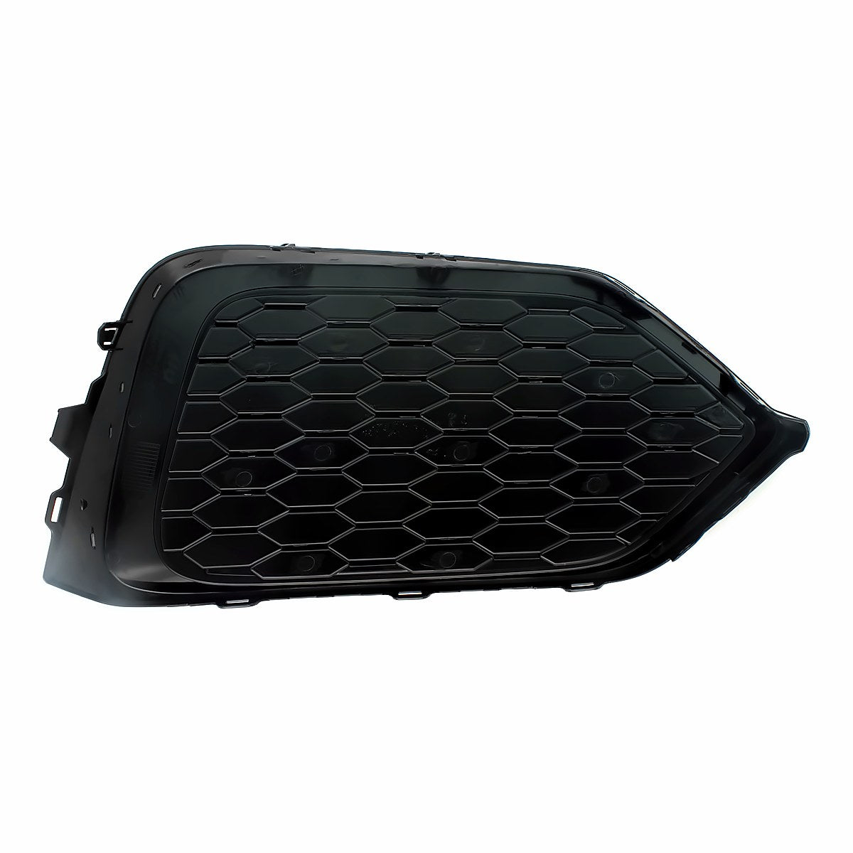 2017-2019 Honda Civic_Hatchback Fog Light Cover Front Driver Side Matte Black Without Adaptive Cruise Exclude Type-R Model – Back View (HO1038132)
