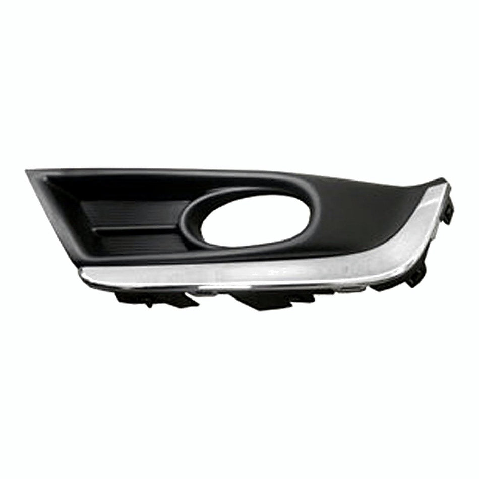 2017-2019 Honda Crv Fog Light Bezel Front Driver Side Black With Chrome Trim – HO1038135