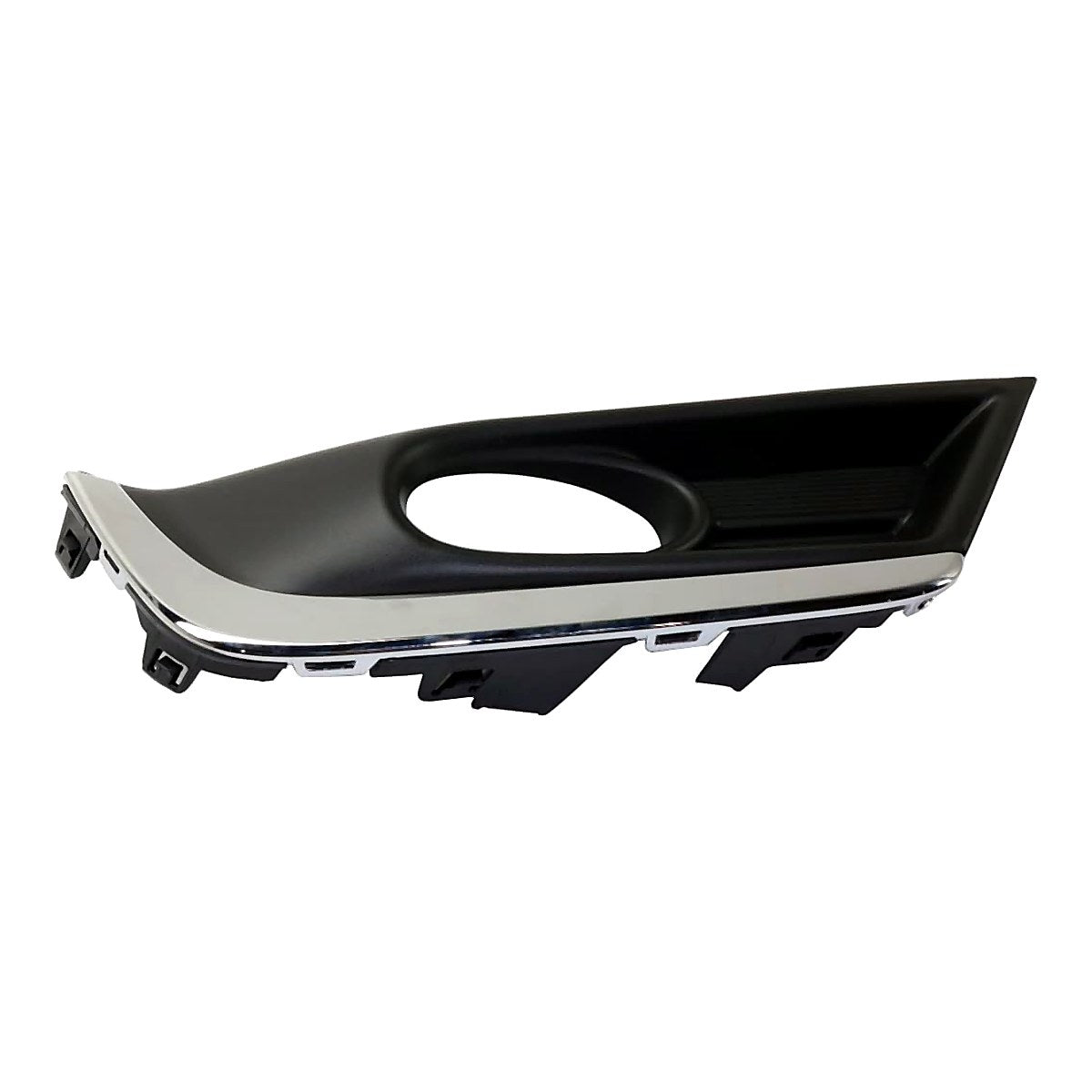 2017-2019 Honda Crv Fog Light Bezel Front Driver Side Black With Chrome Trim – HO1038135-3