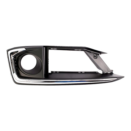 2019-2020 Honda Civic_Coupe Fog Light Bezel Front Driver Side Black With Chrome Trim Ex/Touring Model – HO1038148