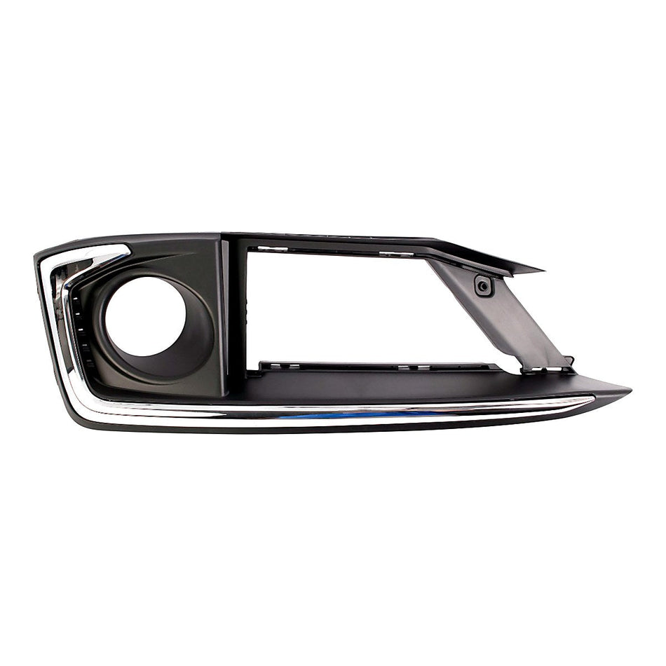 2019-2020 Honda Civic_Coupe Fog Light Bezel Front Driver Side Black With Chrome Trim Ex/Touring Model – HO1038148