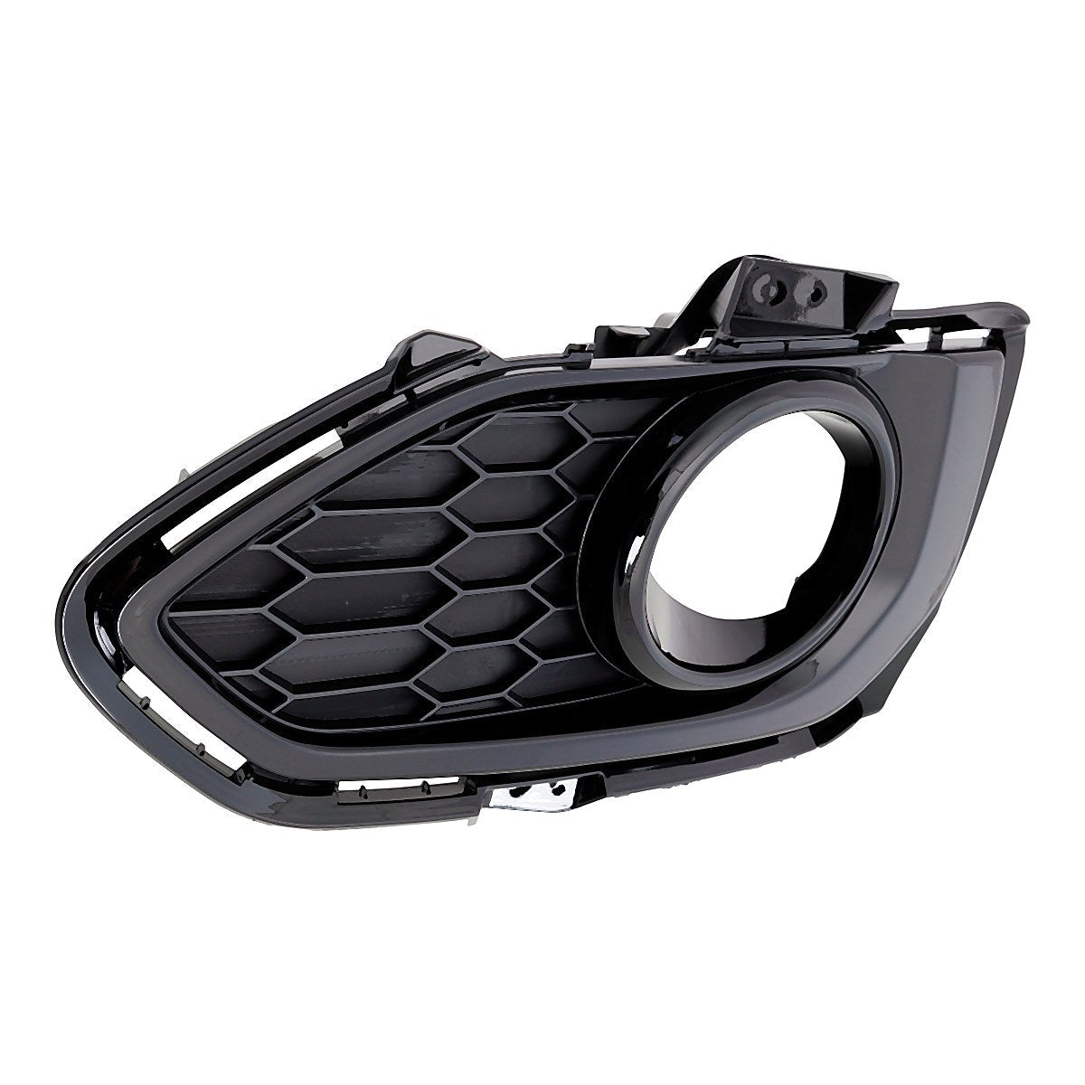2018-2020 Honda Fit Fog Light Bezel Front Driver Side Textured Gloss Black – Side View (HO1038152)