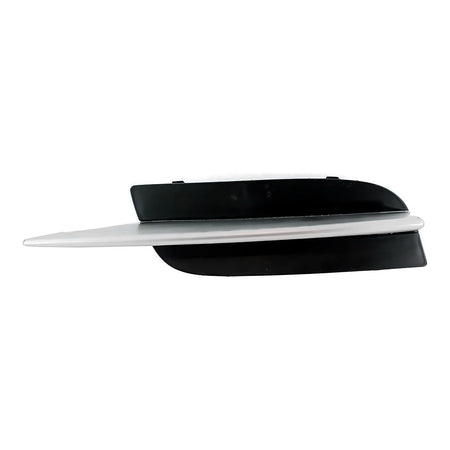 2009-2011 Honda Civic_Coupe Fog Light Cover Front Passenger Side Matte-Black Partial Ptd-Silver – Front View (HO1039103)