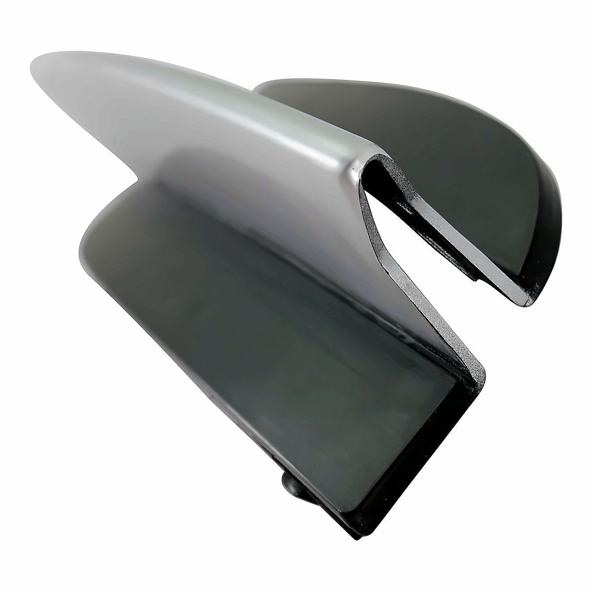 2009-2011 Honda Civic_Coupe Fog Light Cover Front Passenger Side Matte-Black Partial Ptd-Silver – Side View (HO1039103)
