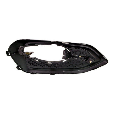 2014-2015 Honda Civic_Coupe Fog Light Bezel Front Passenger Side Chrome/Black Without Trim Ring Exclude Si Models – Back View (HO1039121)