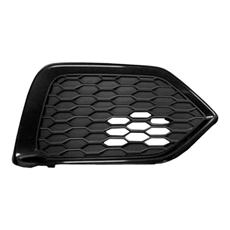 2017-2019 Honda Civic_Hatchback Fog Light Cover Front Passenger Side Matte Black Without Adaptive Cruise Exclude Type-R Model – Front View (HO1039132)