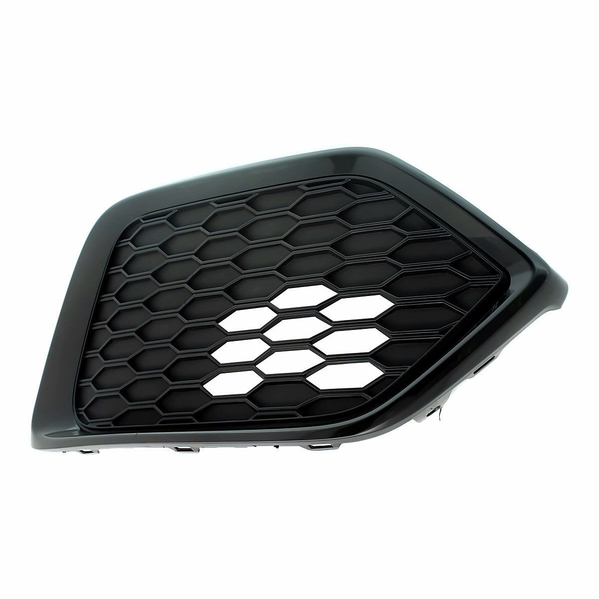 2017-2019 Honda Civic_Hatchback Fog Light Cover Front Passenger Side Matte Black Without Adaptive Cruise Exclude Type-R Model – Side View (HO1039132)