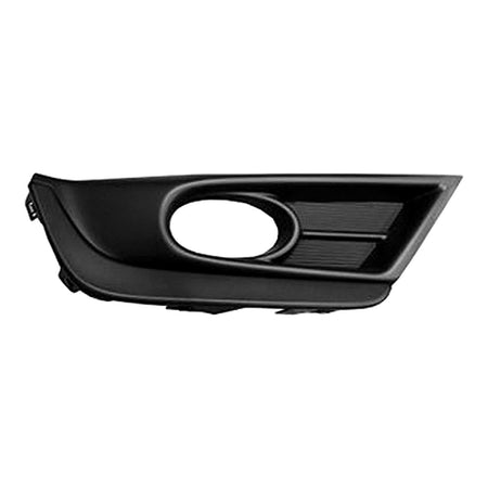2017-2019 Honda Crv Fog Light Bezel Front Passenger Side Black With Black Moulding – Front View (HO1039134)
