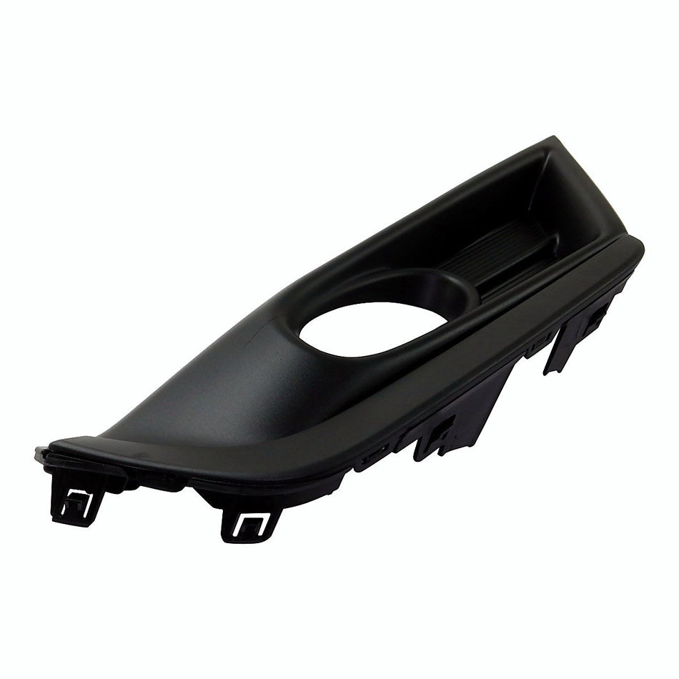 2017-2019 Honda Crv Fog Light Bezel Front Passenger Side Black With Black Moulding – Side View (HO1039134)
