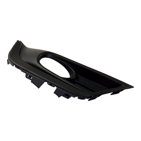 2017-2019 Honda Crv Fog Light Bezel Front Passenger Side Black With Black Moulding – Side View (HO1039134)