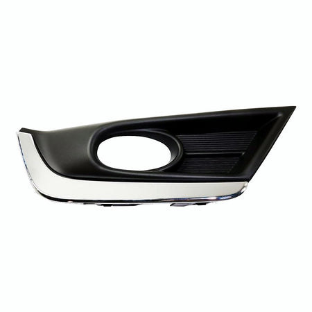 2017-2019 Honda Crv Fog Light Bezel Front Passenger Side Black With Chrome Trim – HO1039135