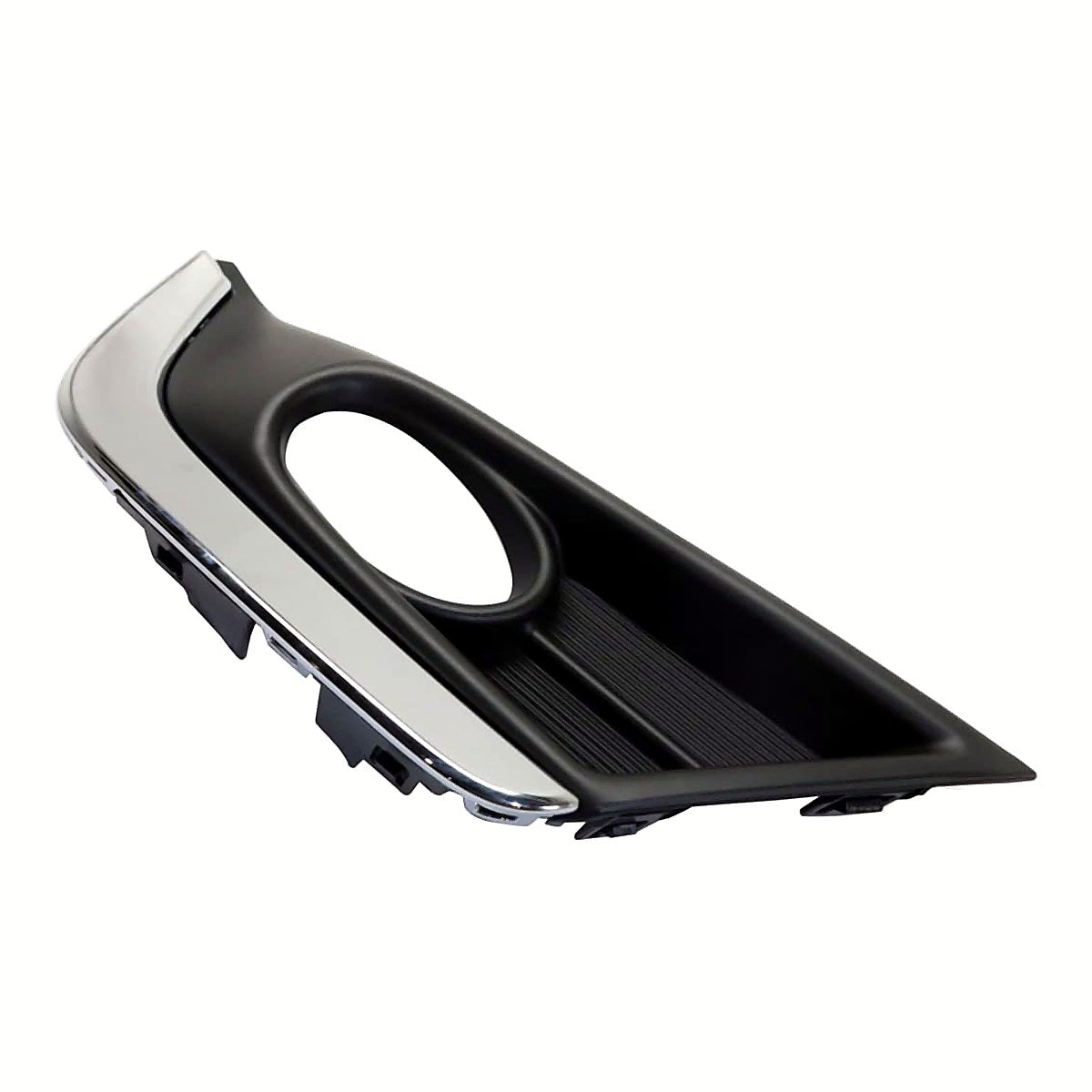 2017-2019 Honda Crv Fog Light Bezel Front Passenger Side Black With Chrome Trim – HO1039135-4