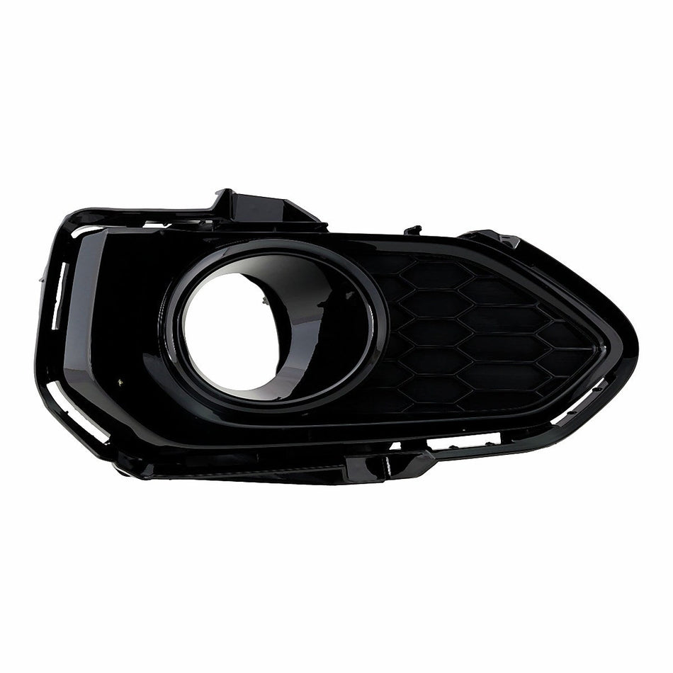 2018-2020 Honda Fit Fog Light Bezel Front Passenger Side Textured Gloss Black – Front View (HO1039152)