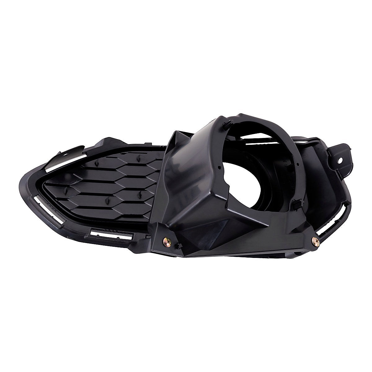2018-2020 Honda Fit Fog Light Bezel Front Passenger Side Textured Gloss Black – Back View (HO1039152)