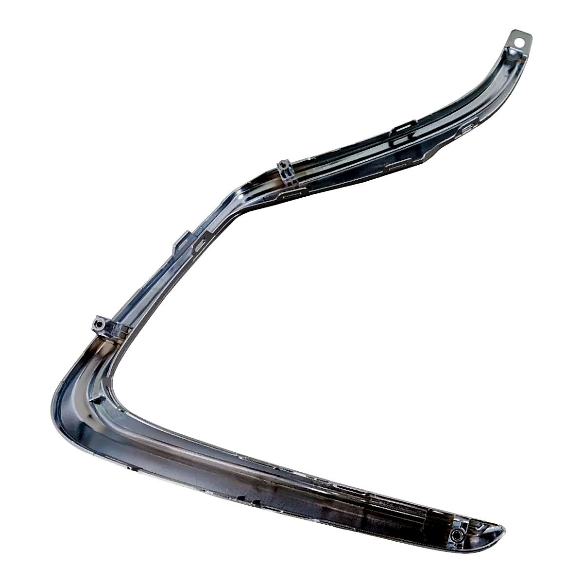 2020-2022 Honda Crv Bumper Moulding Front Passenger Side Glossy Gray Chrome Touring Model_HO1047112-2