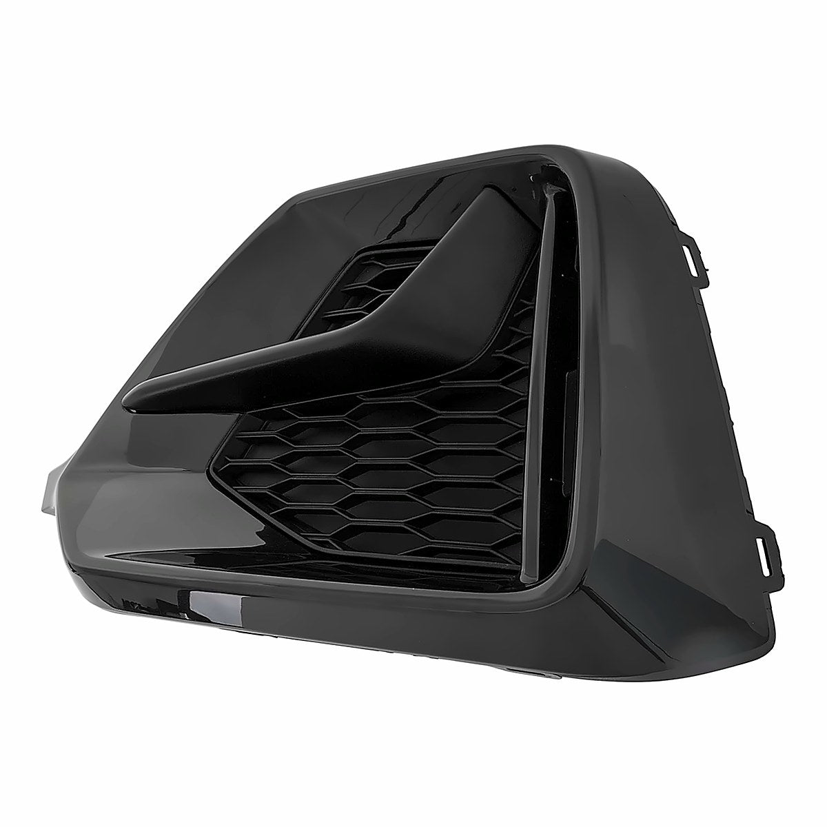 2020-2021 Honda Civic_Hatchback Grille Rear Passenger Side Matte Black Ptm – Front View (HO1139106)