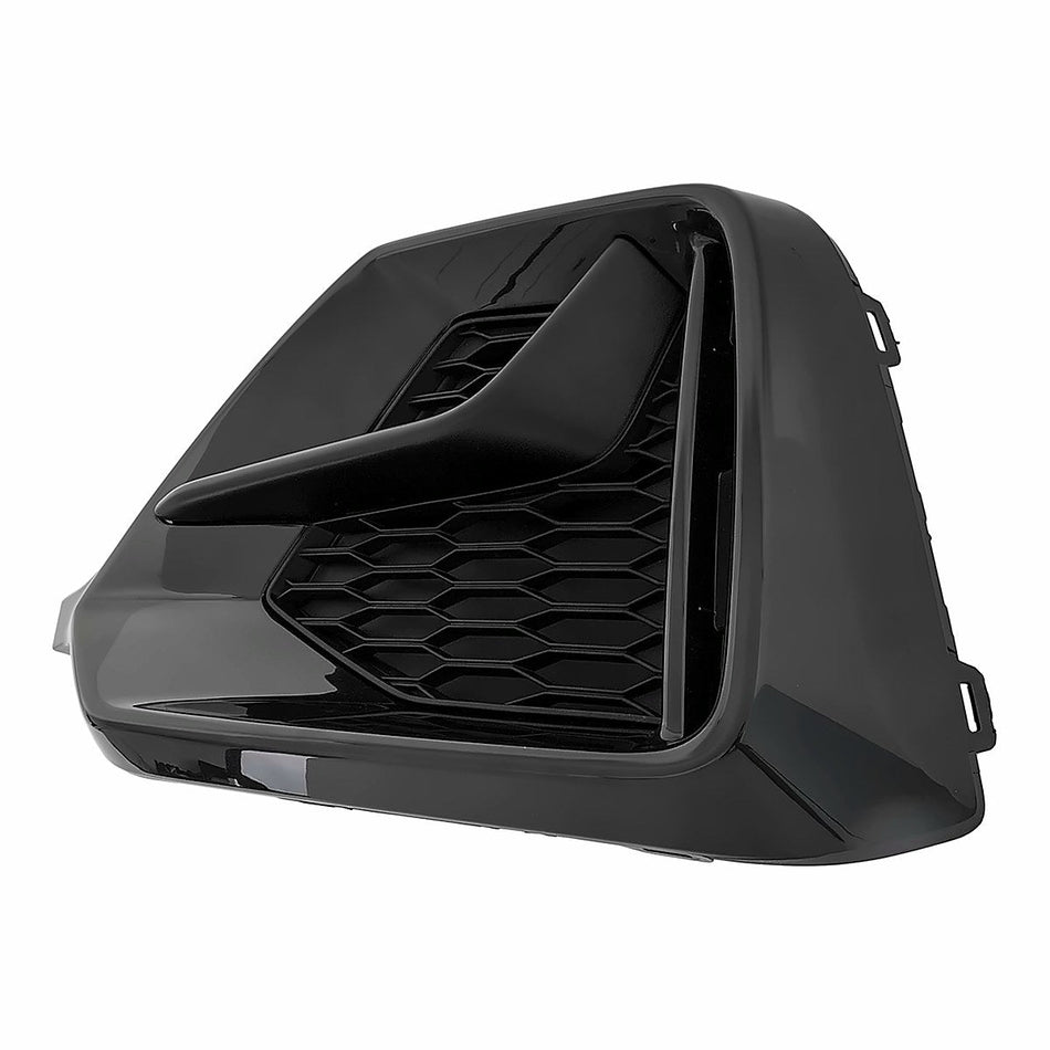 2020-2021 Honda Civic_Hatchback Grille Rear Passenger Side Matte Black Ptm – Front View (HO1139106)