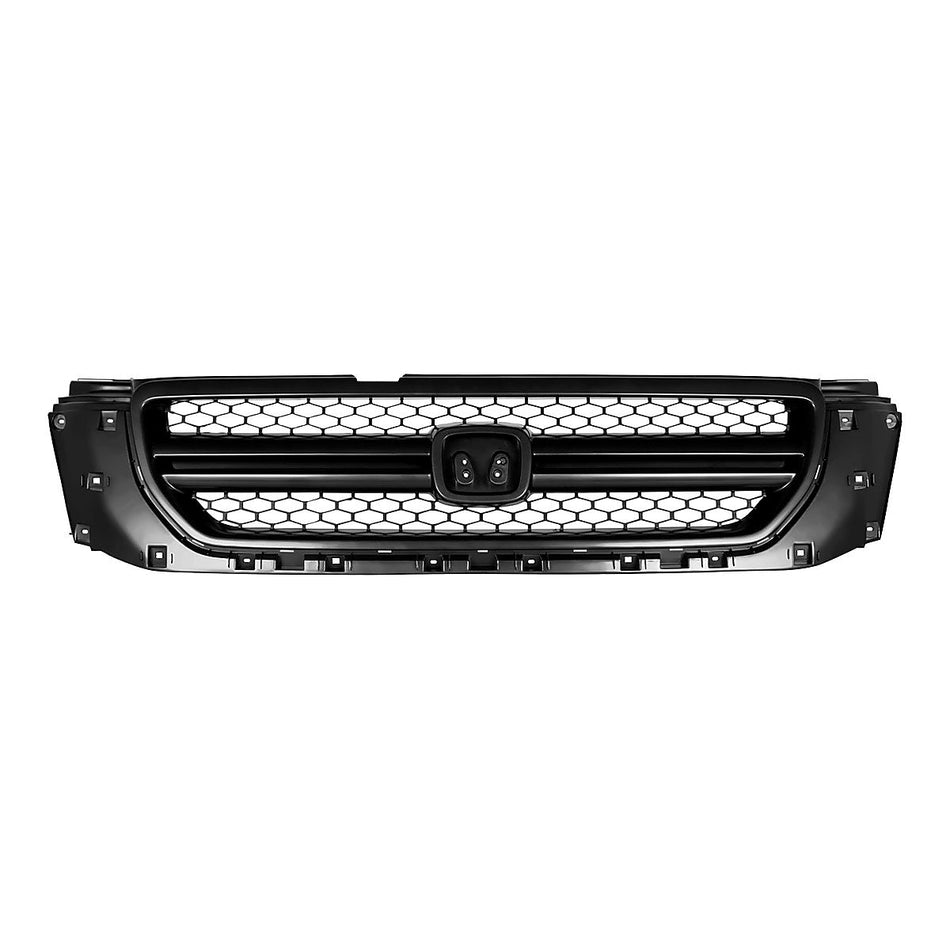 2003-2005 Honda Pilot Grille Silver/Gray Ex Model – Front View (HO1200171)