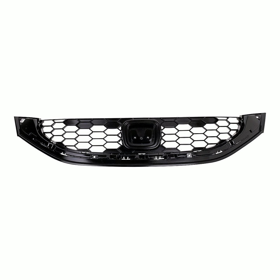 2013-2015 Honda Civic_Sedan Grille Black Fits Ex/Ex-L/Si And Touring Models – Front View (HO1200218)