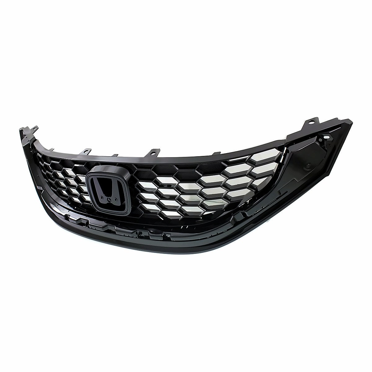 2013-2015 Honda Civic_Sedan Grille Black Fits Ex/Ex-L/Si And Touring Models – Side View (HO1200218)