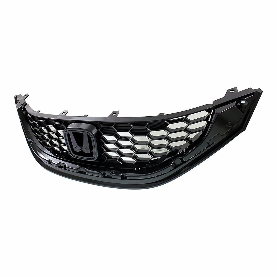 2013-2015 Honda Civic_Sedan Grille Black Fits Ex/Ex-L/Si And Touring Models – Side View (HO1200218)