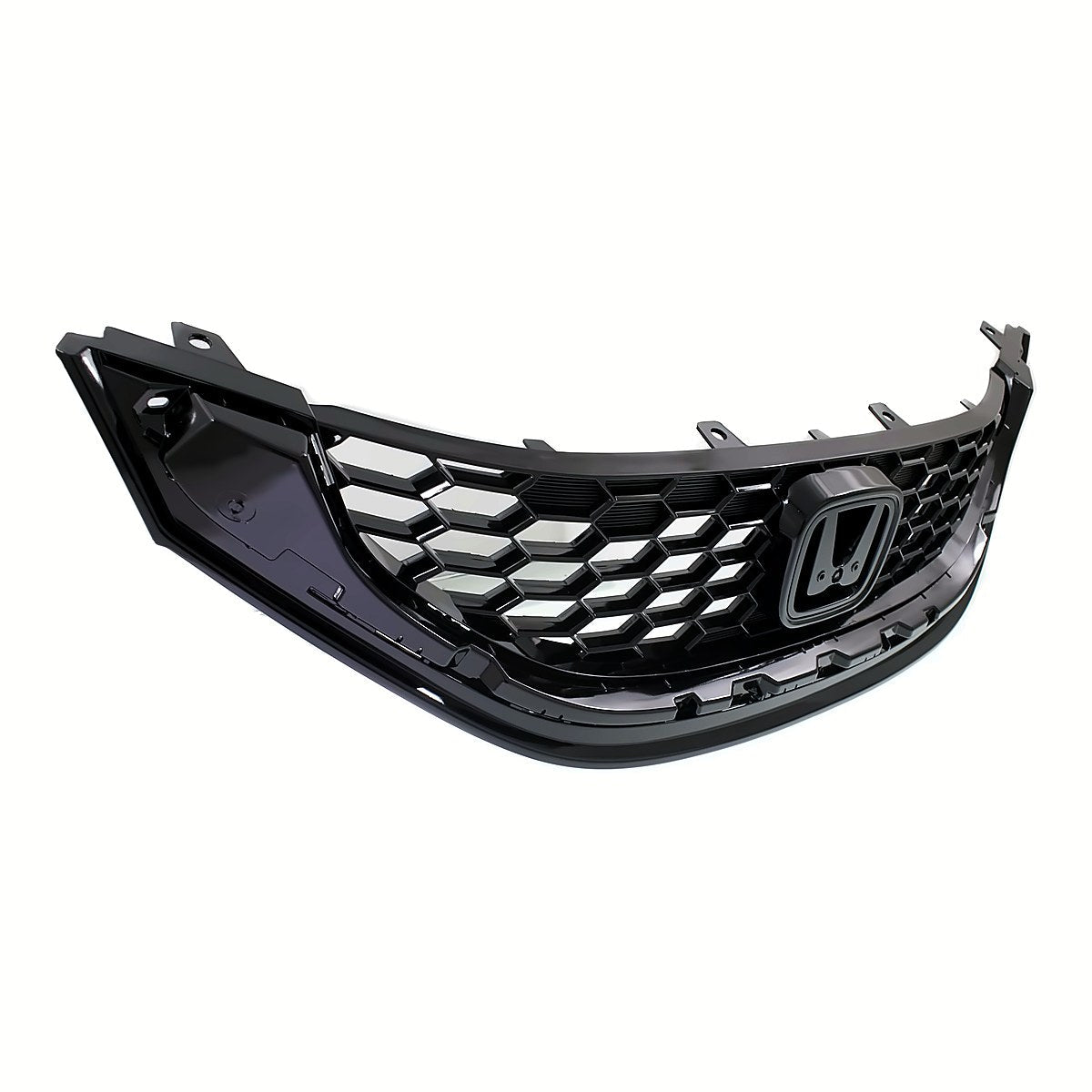 2013-2015 Honda Civic_Sedan Grille Black Fits Ex/Ex-L/Si And Touring Models – Side View (HO1200218)