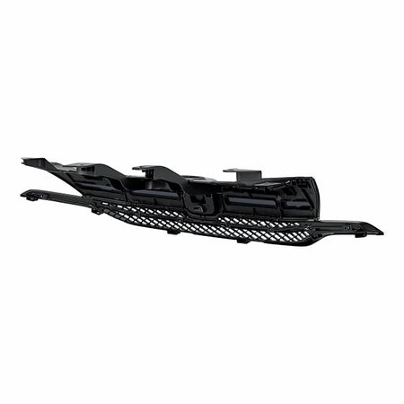 2014-2015 Honda Civic_Coupe Grille Matte-Dk Gray With Chrome Mldg Exclude Si – Back View (HO1200221)