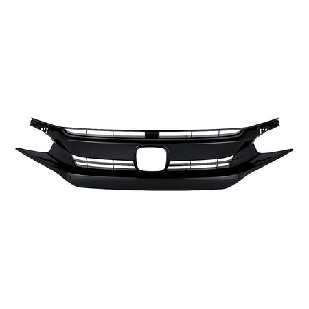 2017-2019 Honda Civic_Hatchback Grille Ptd Black Exclude Type-R/Touring Model – Front View (HO1200235)