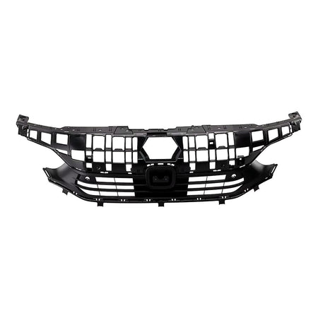 2022-2024 Honda Civic_Sedan Grille Front Textured Black With Park Assist Sensor Without Emblem Exclude Si – Front View (HO1200254)