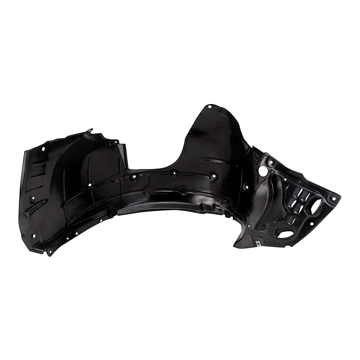 2017-2019 Honda Civic_Hatchback Fender Liner Front Driver Side Lx Model Vacuum Molded – Front View (HO1248176)