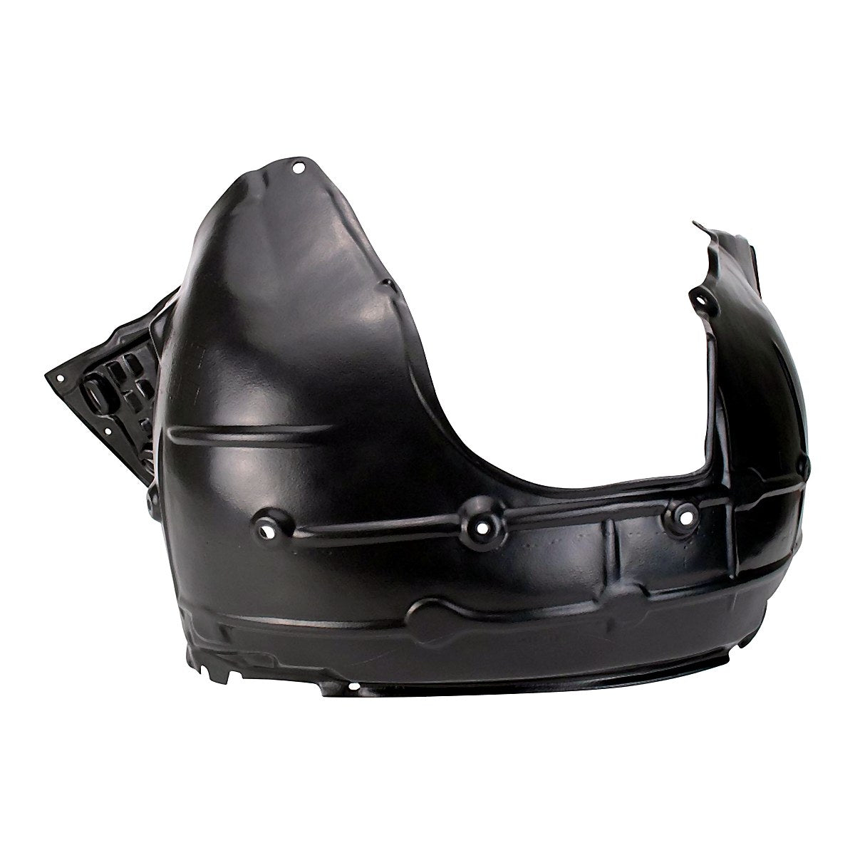 2017-2019 Honda Civic_Hatchback Fender Liner Front Driver Side Lx Model Vacuum Molded – Back View (HO1248176)