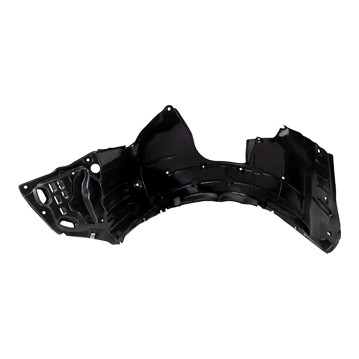 2017-2019 Honda Civic_Hatchback Fender Liner Front Passenger Side Lx Model Vacuum Molded – Front View (HO1249176)