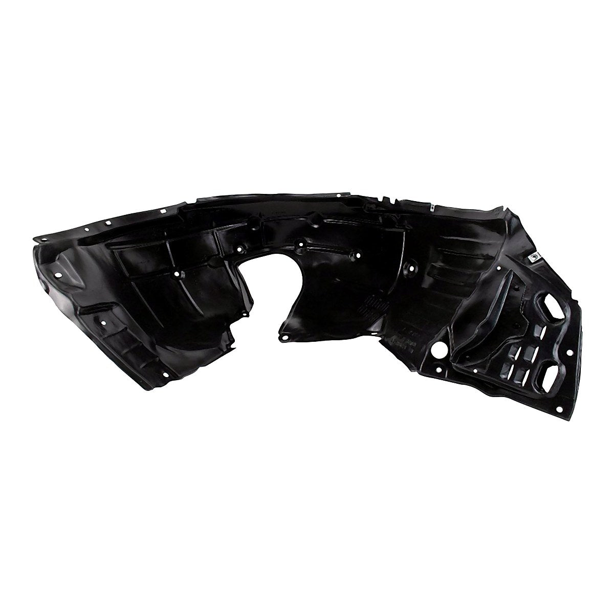 2017-2019 Honda Civic_Hatchback Fender Liner Front Passenger Side Lx Model Vacuum Molded – Side View (HO1249176)