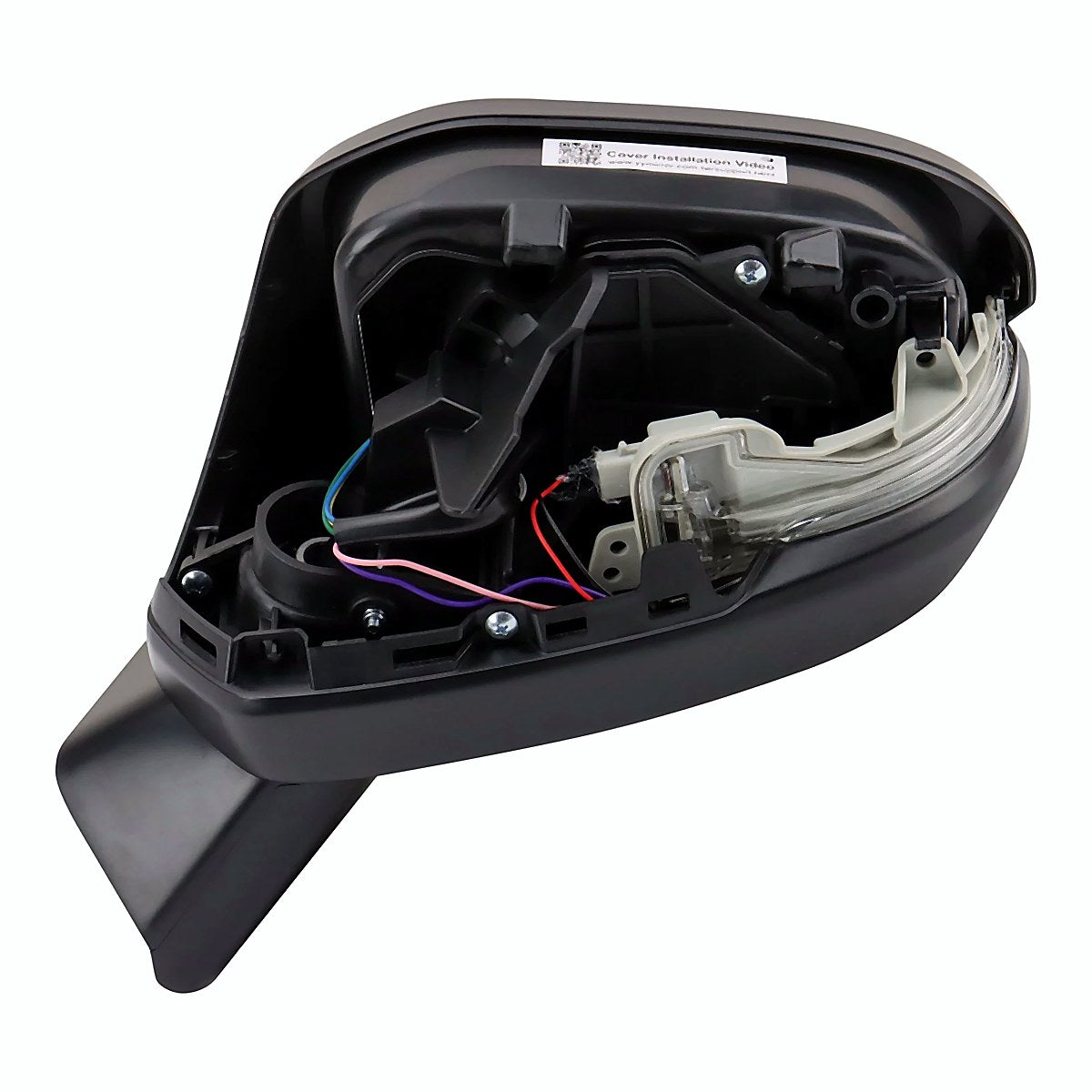 2023-2025 Honda Crv Door Mirror Driver Side Power Black Cap With Single Lamp – HO1320364-3