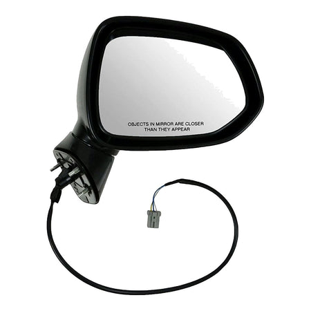 2007-2008 Honda Fit Door Mirror Passenger Side Power Ptm Without Heat Manual Fold_HO1321235