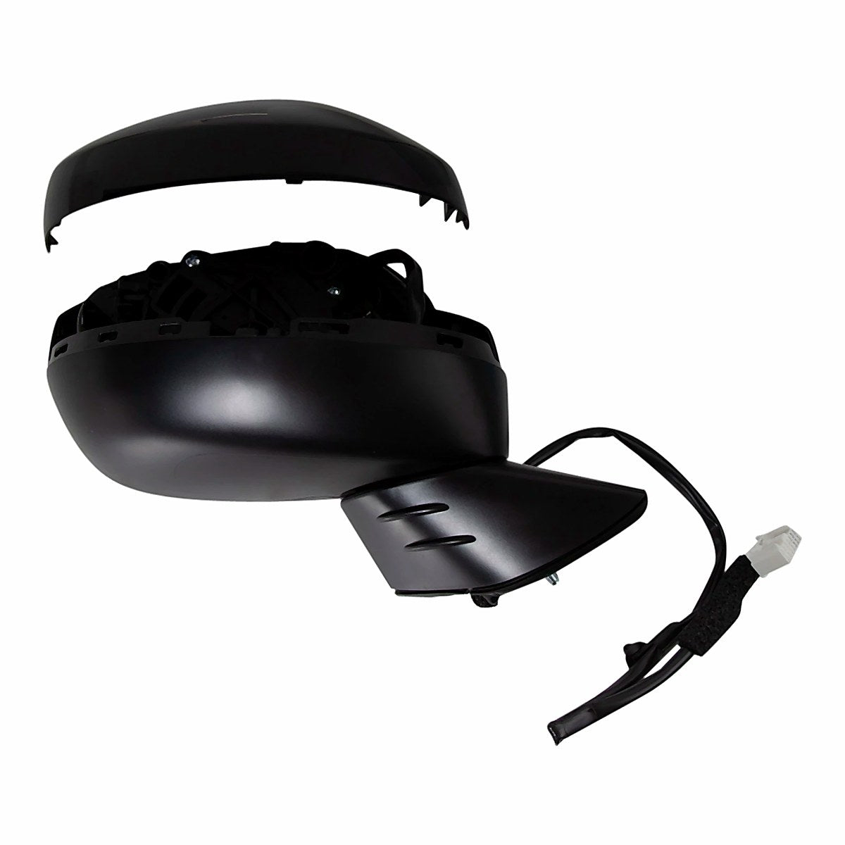2023-2025 Honda Civic_Hatchback Door Mirror Passenger Side Black Cover Power Heated Without Blind Spot – HO1321367-4
