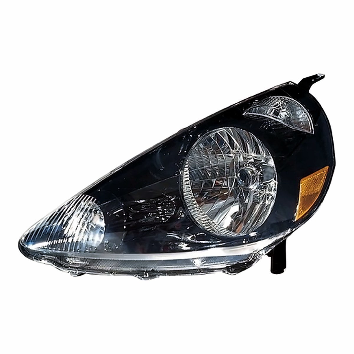 2007-2008 Honda Fit Headlight Driver Side Black – Front View (HO2502131)