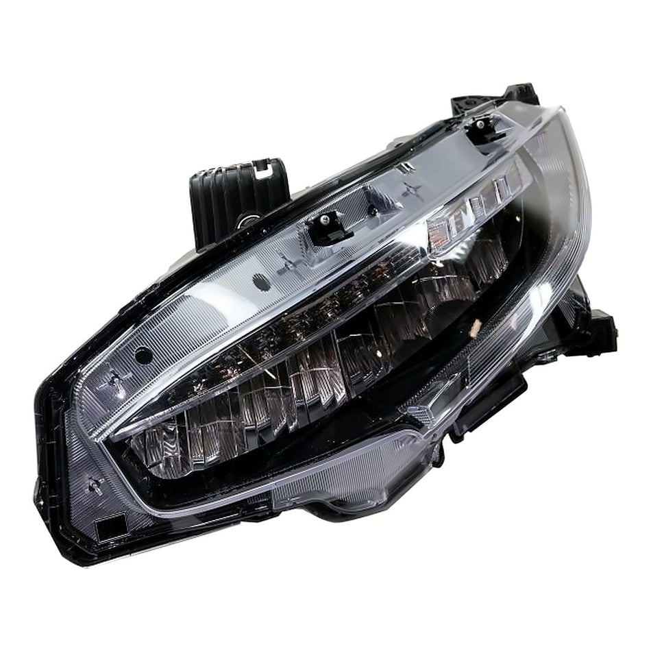 2016-2018 Honda Civic Sedan Headlight Driver Side - side angle, Part HO2502176