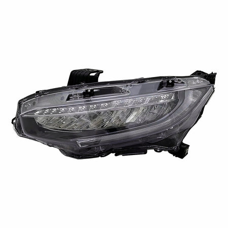 2019 Honda Civic_Coupe Headlight Driver Side Led Us/Canada Built For Touring Trim – Front View (HO2502195)