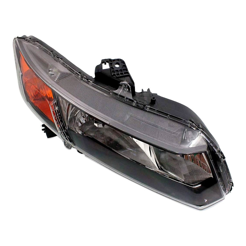 2012 Honda Civic Sedan Headlight Passenger Side - side angle, Part HO2503144